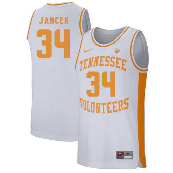 Tennessee Volunteers 34 Brock Jancek White College Basketball Jersey Dzhi,We sell and wholesale Tennessee Volunteers 34 Brock Jancek White College Basketball Jersey Dzhi on line form chian!